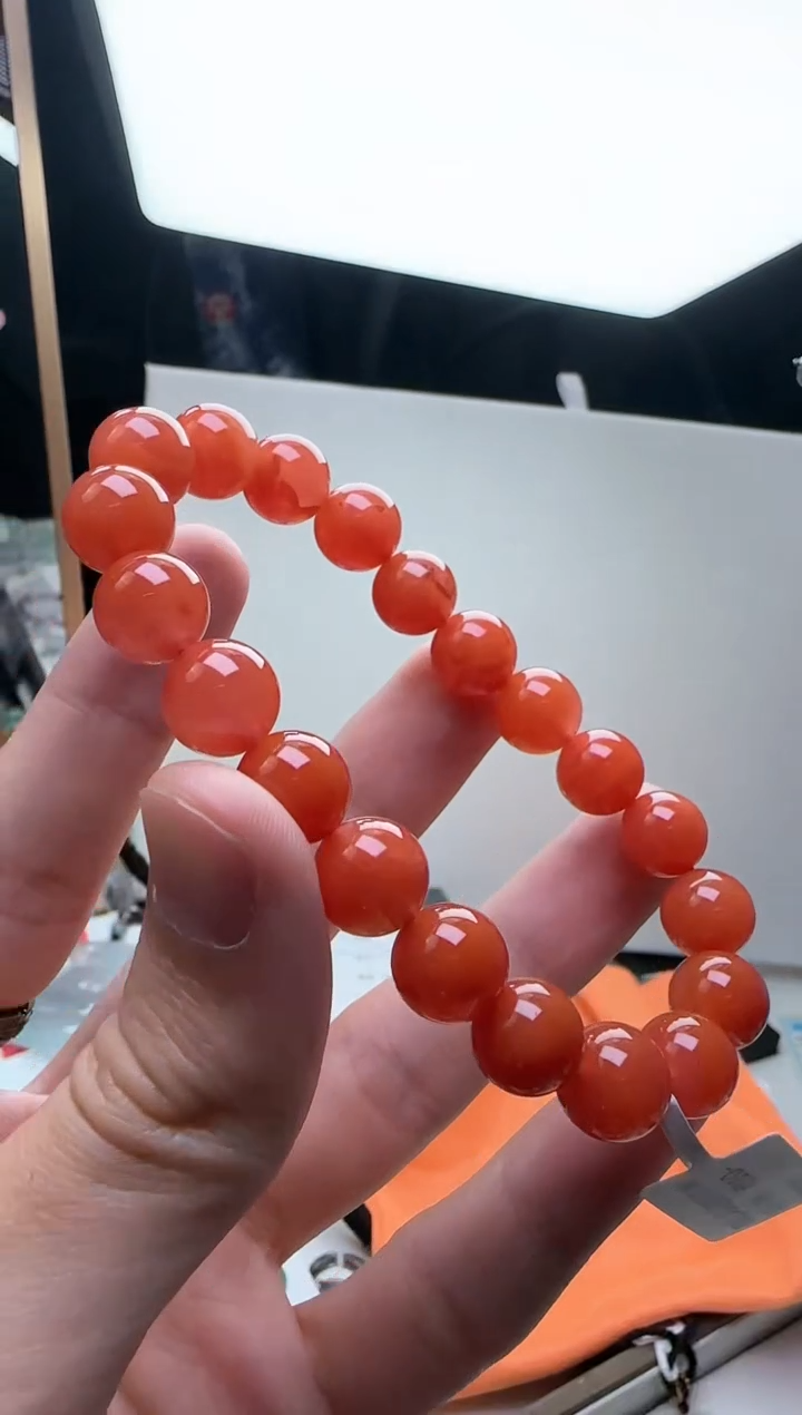 【闪购商品】南红玛瑙手串未镶嵌南红手串48
