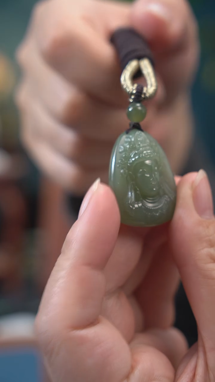 【闪购商品】和田玉吊坠(不含链)未镶嵌观音