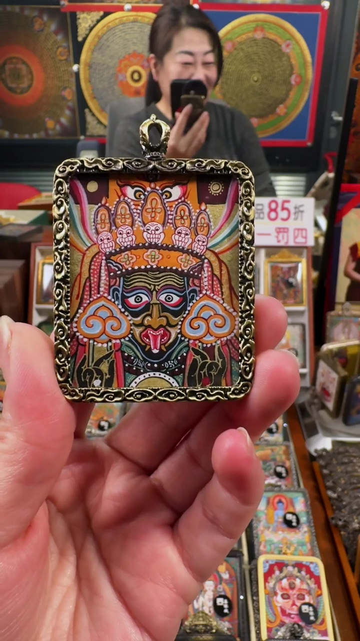 【闪购商品】吊坠壹善缘城手绘唐卡扎基年终大促