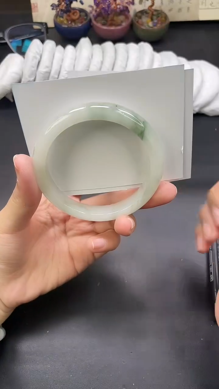 未镶嵌手镯石英质玉A107-62`63