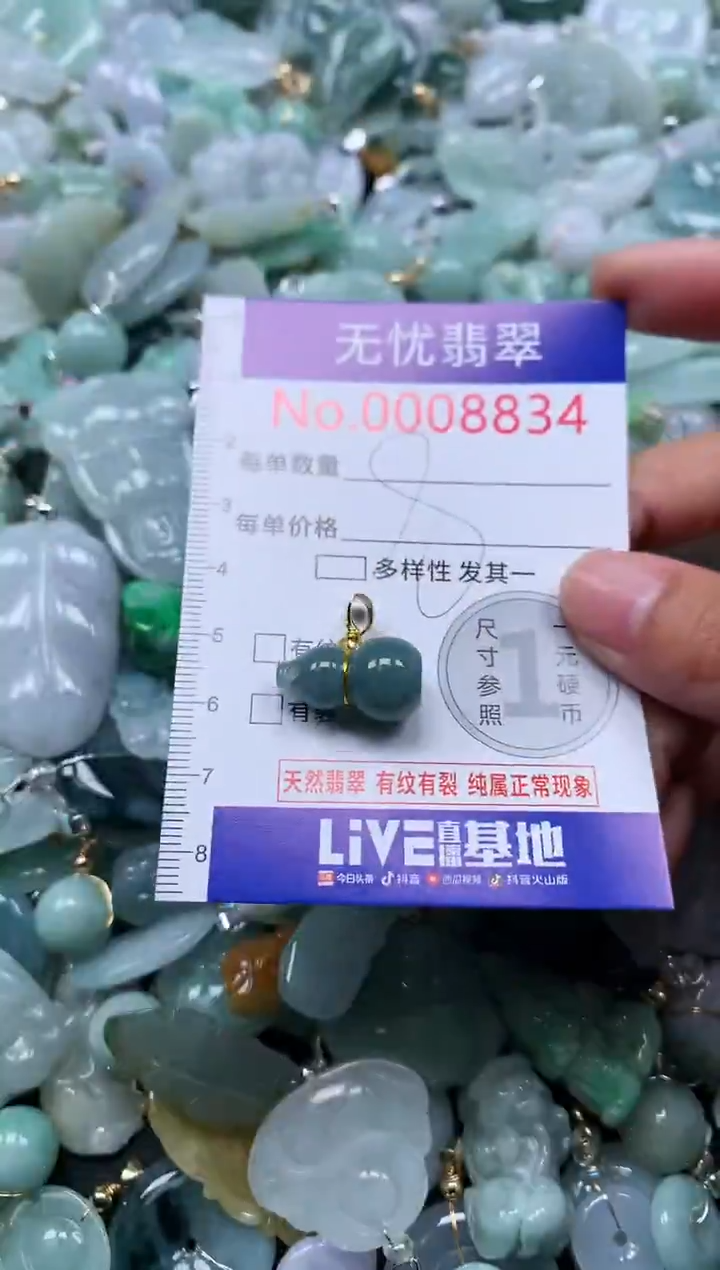 颈饰未镶嵌翡翠8834