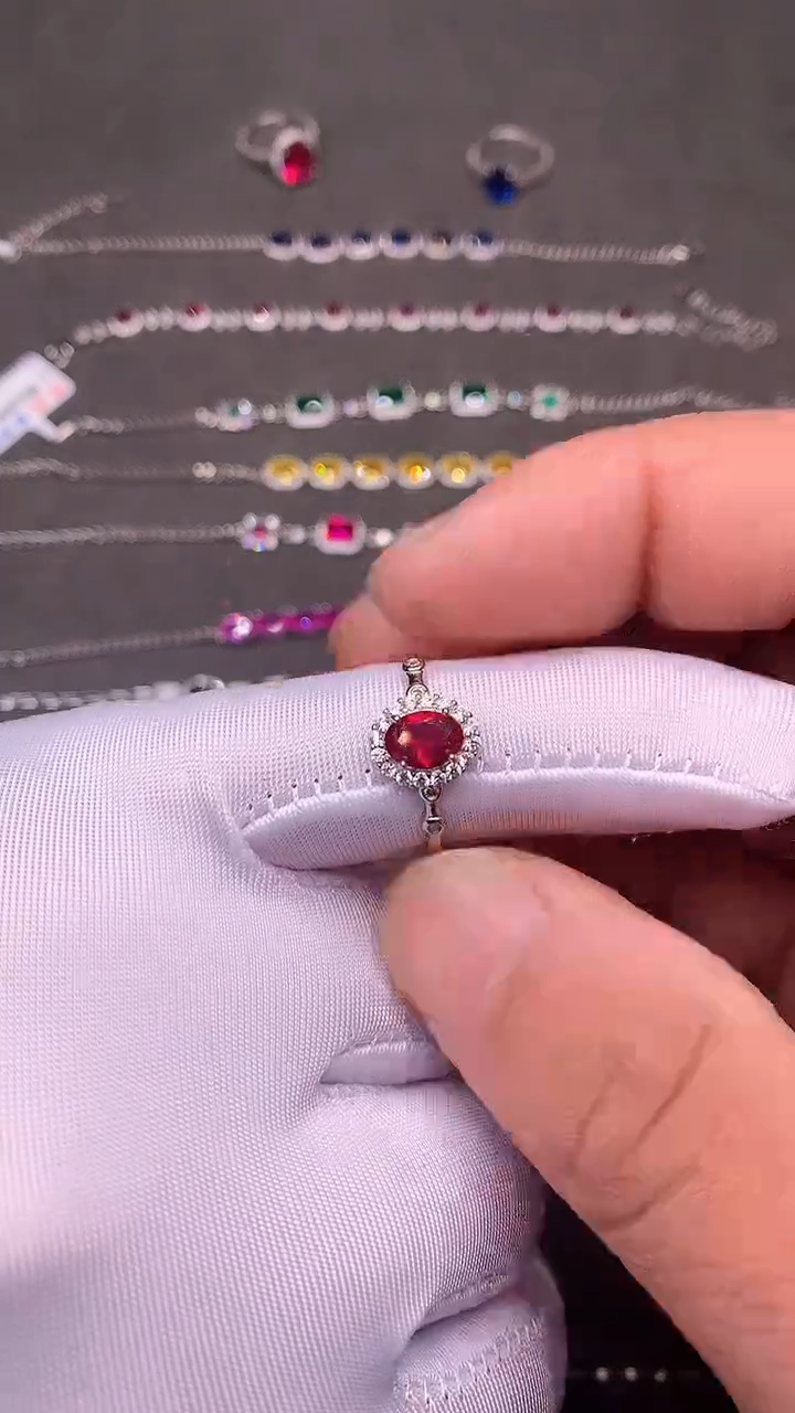 【闪购商品】红宝石戒指银S925镶嵌.........