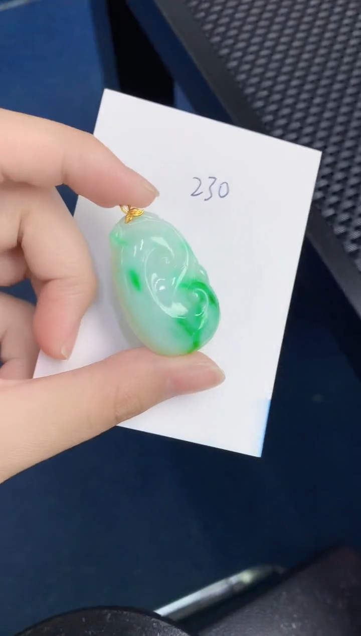 【闪购商品】翡翠颈饰18K金镶嵌000000000