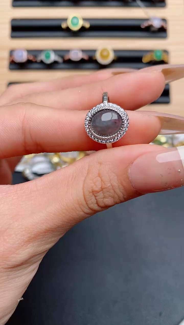 【闪购商品】翡翠戒指银S925镶嵌.....