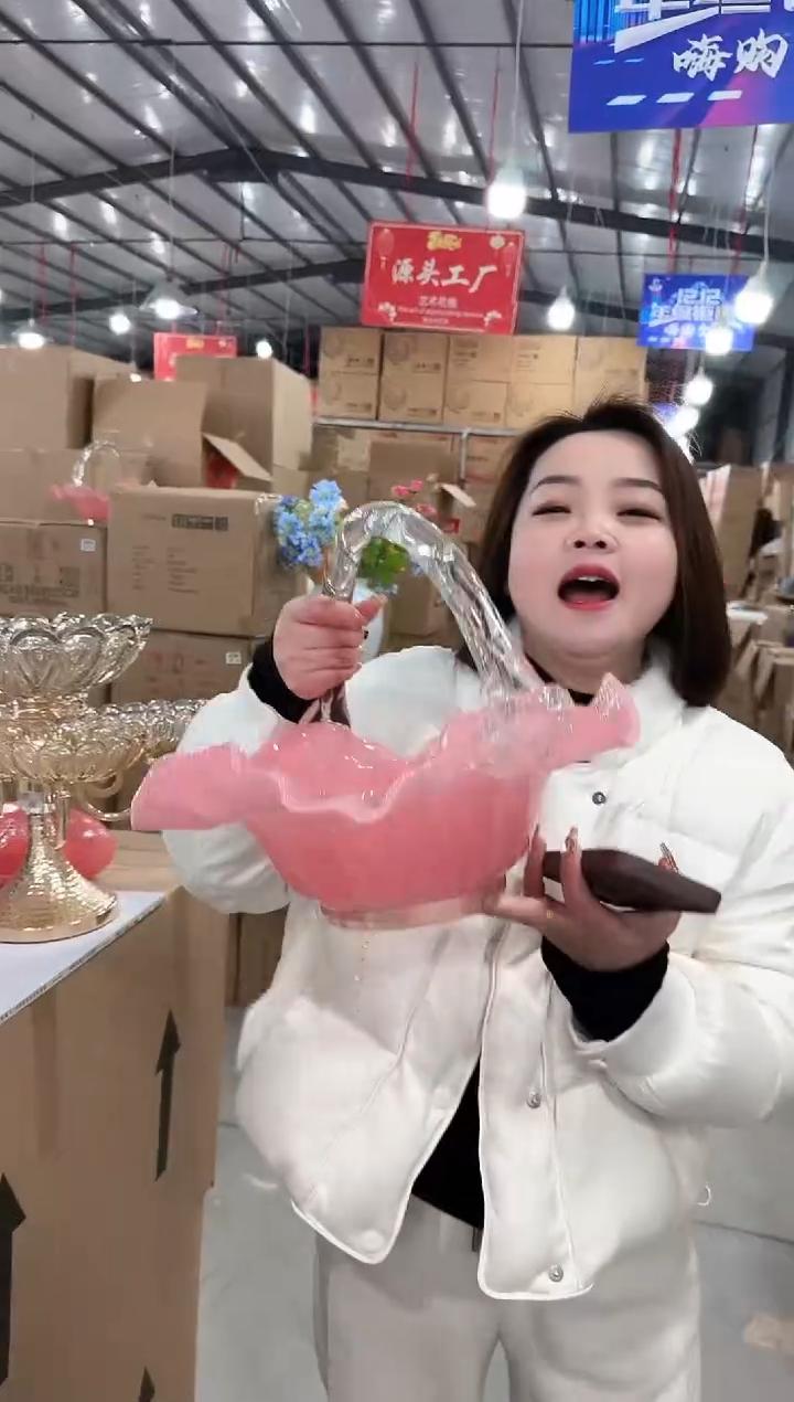 【闪购商品】玻璃于清花器V-早10