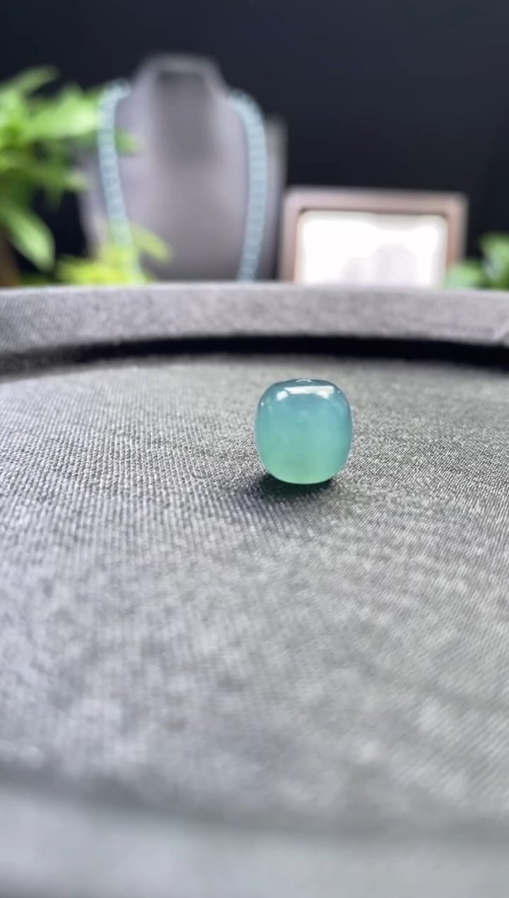 未镶嵌手链翡翠散珠卡10mm左右老型珠