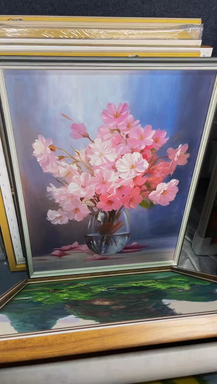 【闪购商品】油画92号 60*80 花卉-手绘油画