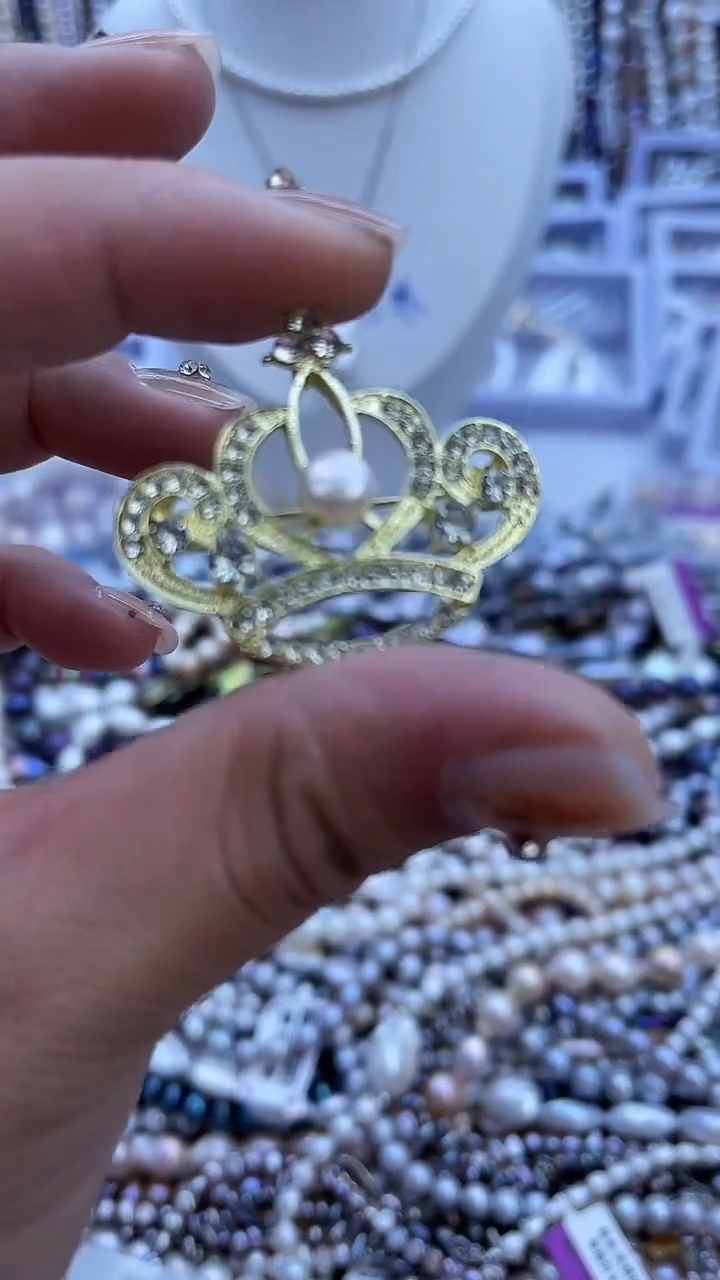 【闪购商品】淡水珍珠耳饰未镶嵌697