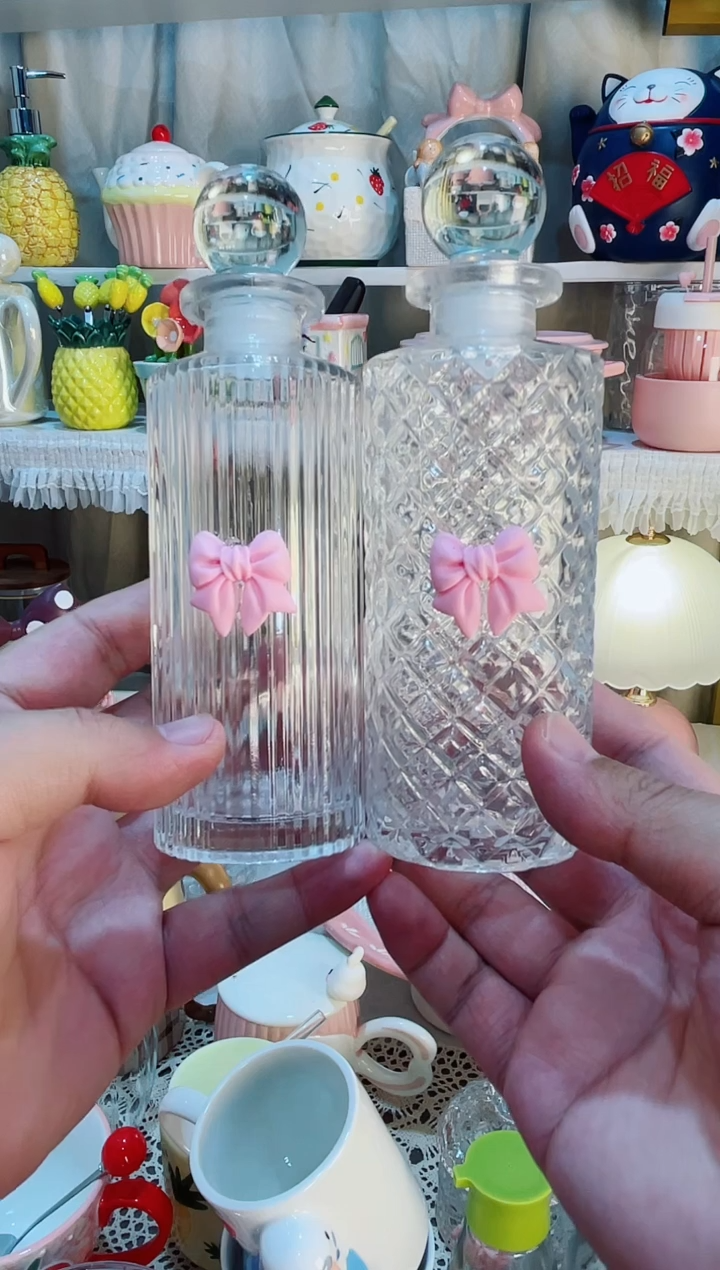 【闪购商品】瓷片酒瓶一对 发货快质量好