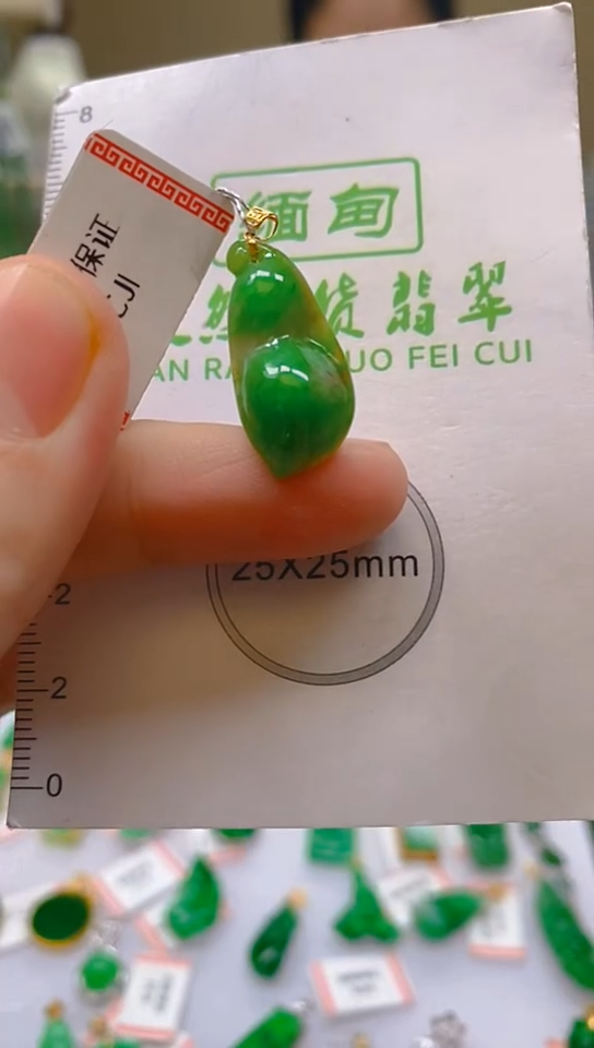 【闪购商品】翡翠颈饰18K金镶嵌新号开播，全场乱卖