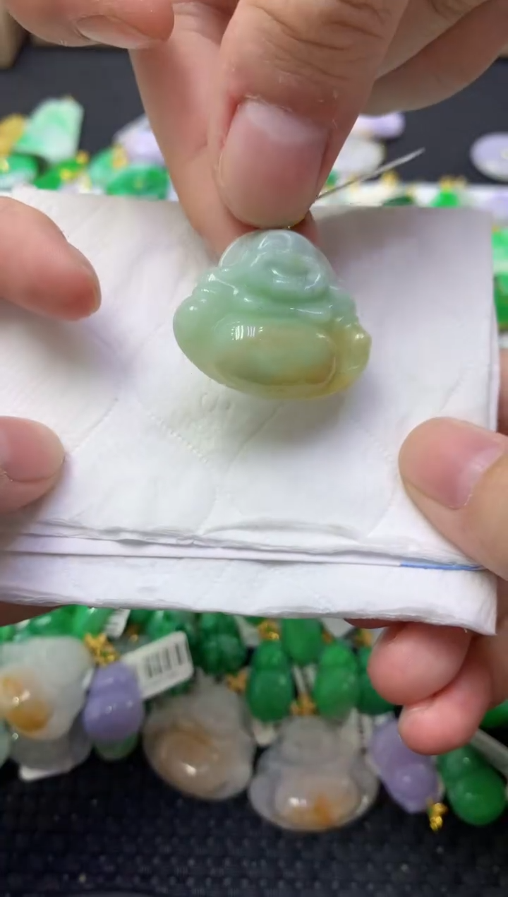 颈饰未镶嵌翡翠天然缅甸翡翠A货