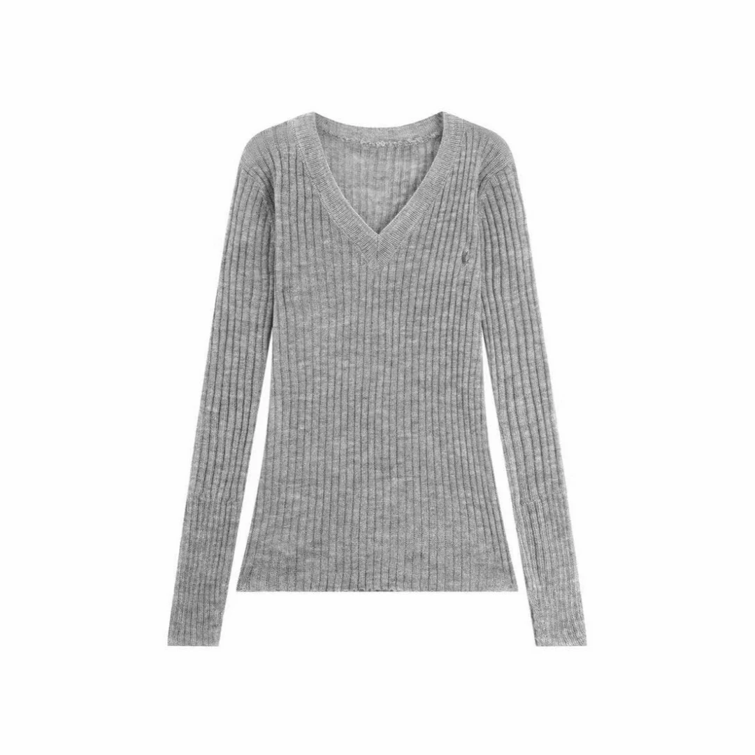 【Z老板】通用休闲风宽松型网红小V领时尚羊毛打底衫 Z80140