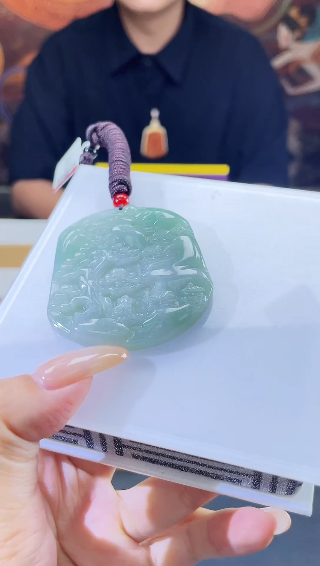 翡翠未镶嵌颈饰天然翡翠