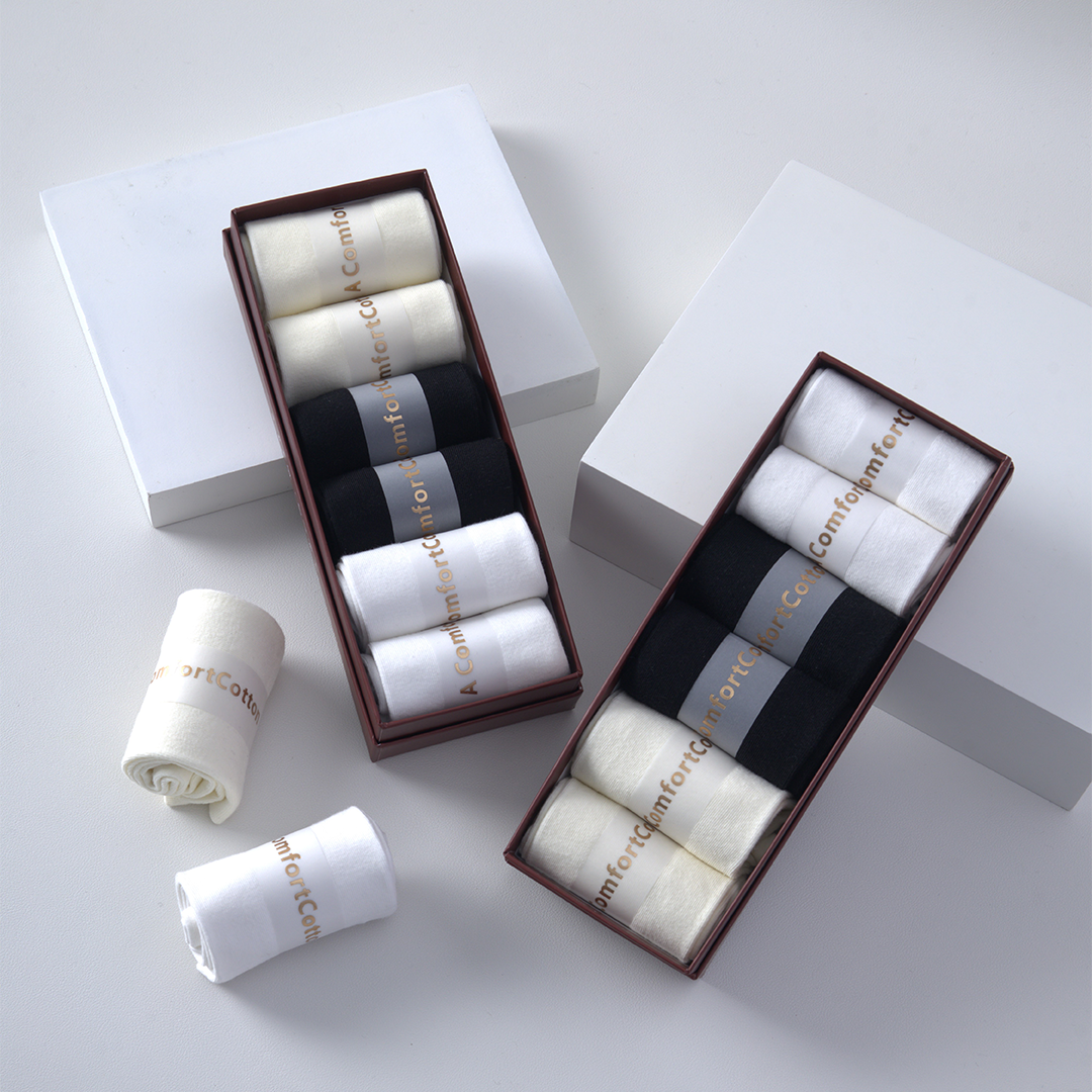 男女款袜子 长绒棉吸汗百搭透气中筒袜