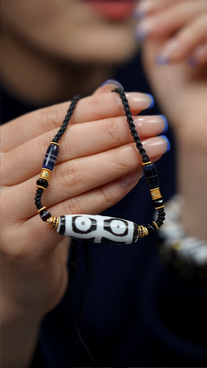 玛瑙/玉髓（覆膜）项链未镶嵌条纹玛瑙  只发其一