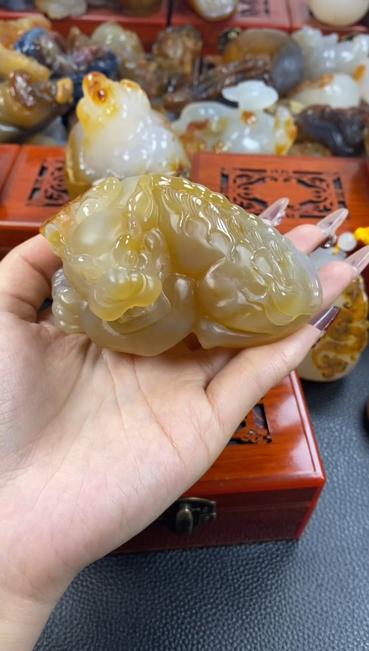 【闪购商品】玛瑙/玉髓手把未镶嵌1
