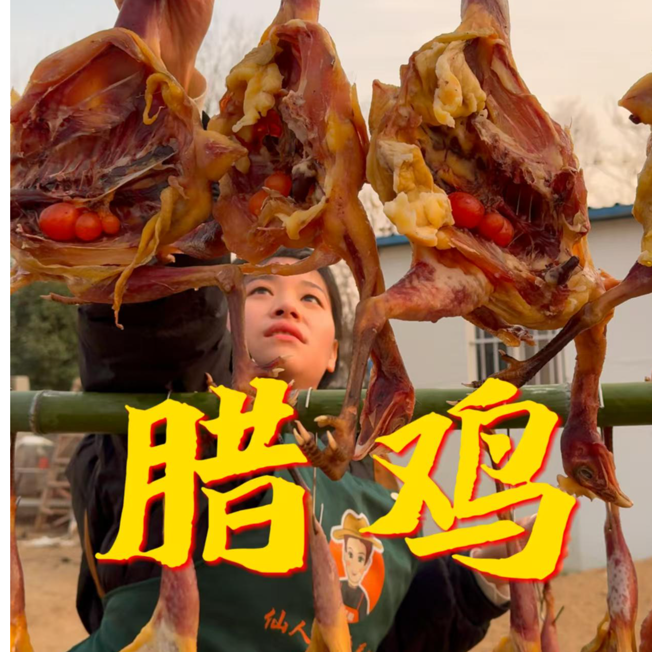 【腊鸡子】孝昌风味年货手工腊鸡地方农村风味湖北地方特产