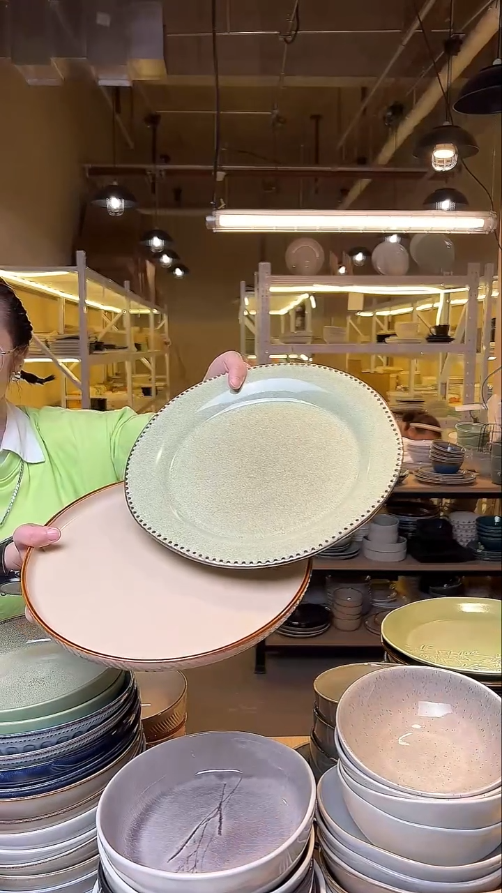 瓷303外贸尾货窑变釉下彩默认微瑕