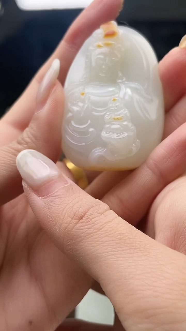 颈饰未镶嵌和田玉QQ12.25多样性拍一发一15