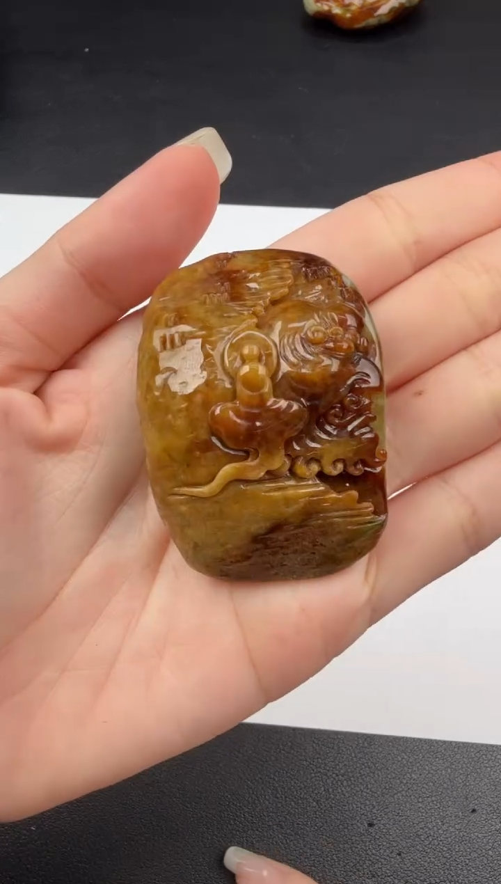 未镶嵌把件翡翠翡翠饰品-50