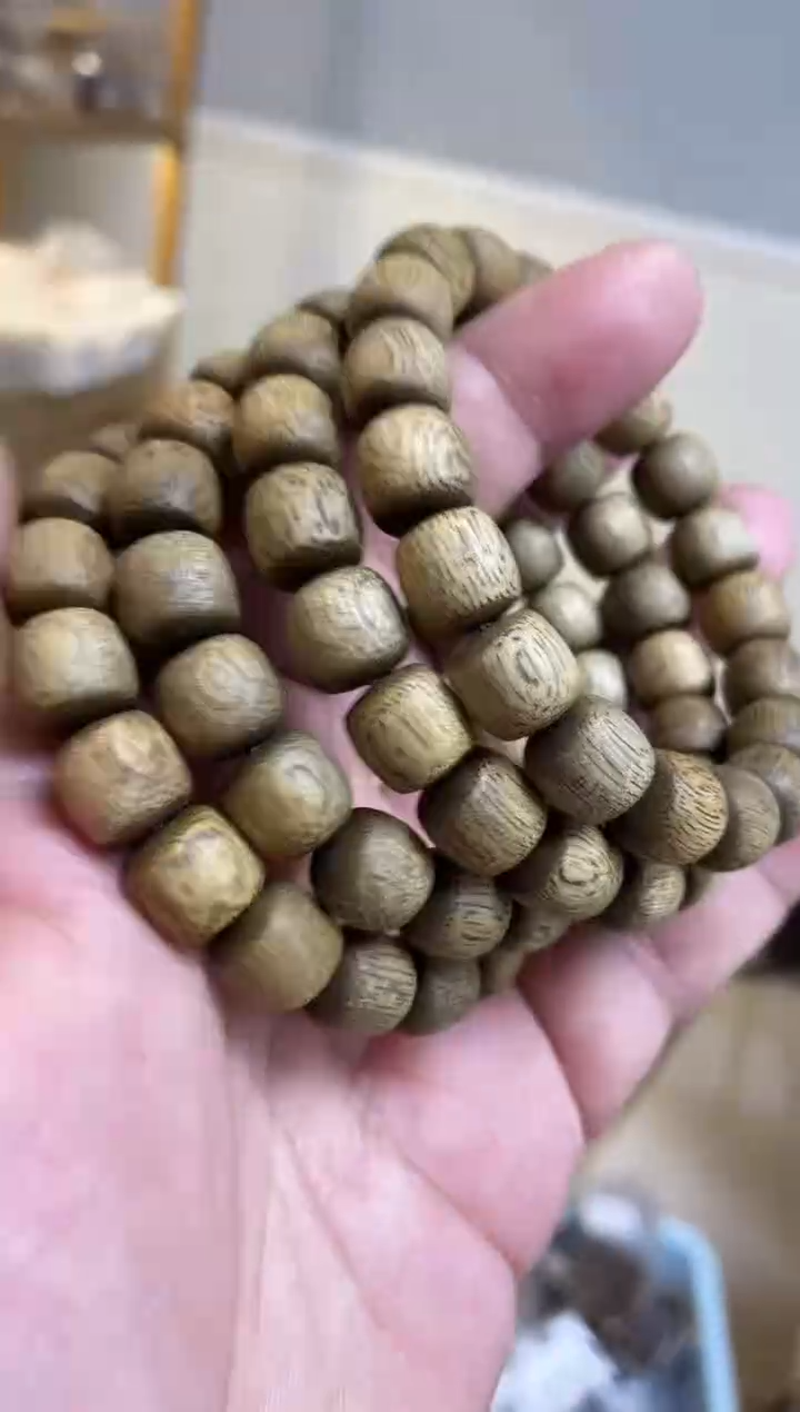 【闪购商品】沉香手串文莱老型单圈1.1多样性发其一