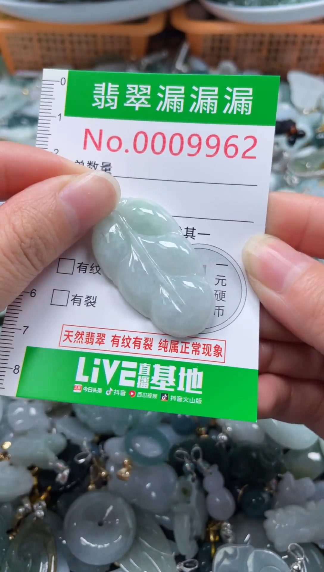 颈饰未镶嵌翡翠9962