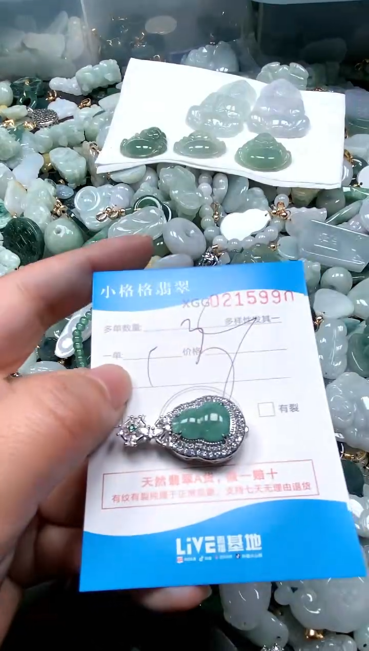 【闪购商品】翡翠颈饰未镶嵌闪购商品0215990