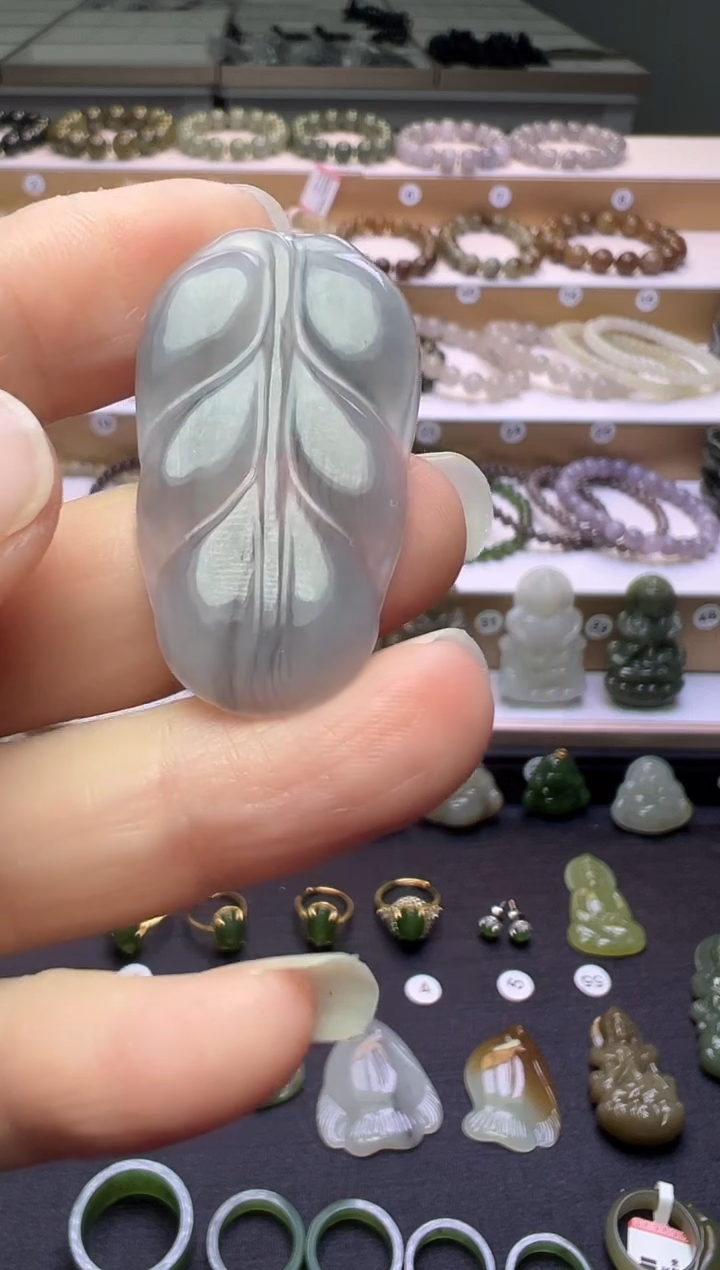 颈饰未镶嵌和田玉151号链接约看37*22*3