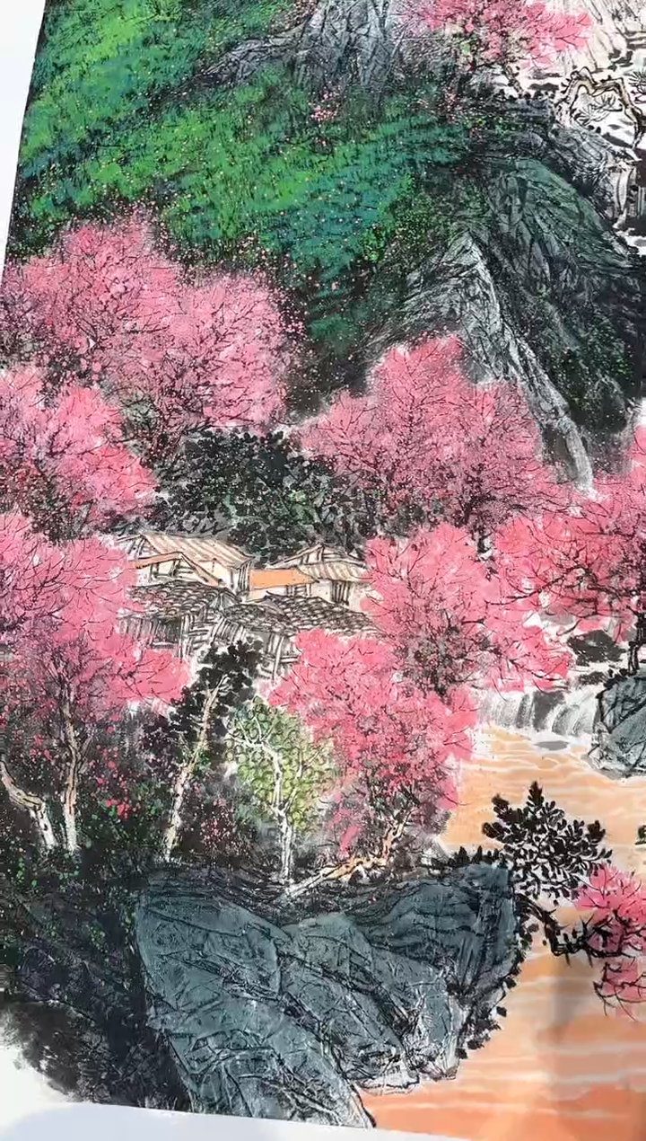 【闪购商品】国画周建真老师亲笔绘画作品29-41