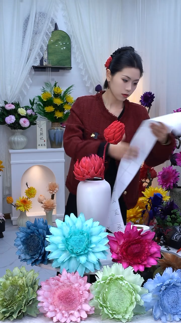 永生洋玫红2头头【微瑕】8119