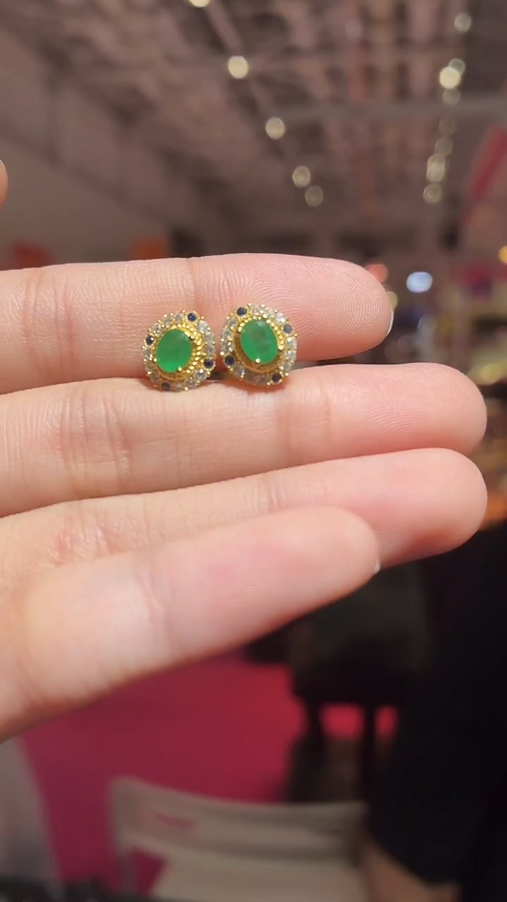 银S925镶嵌其他祖母绿（扎德严选）