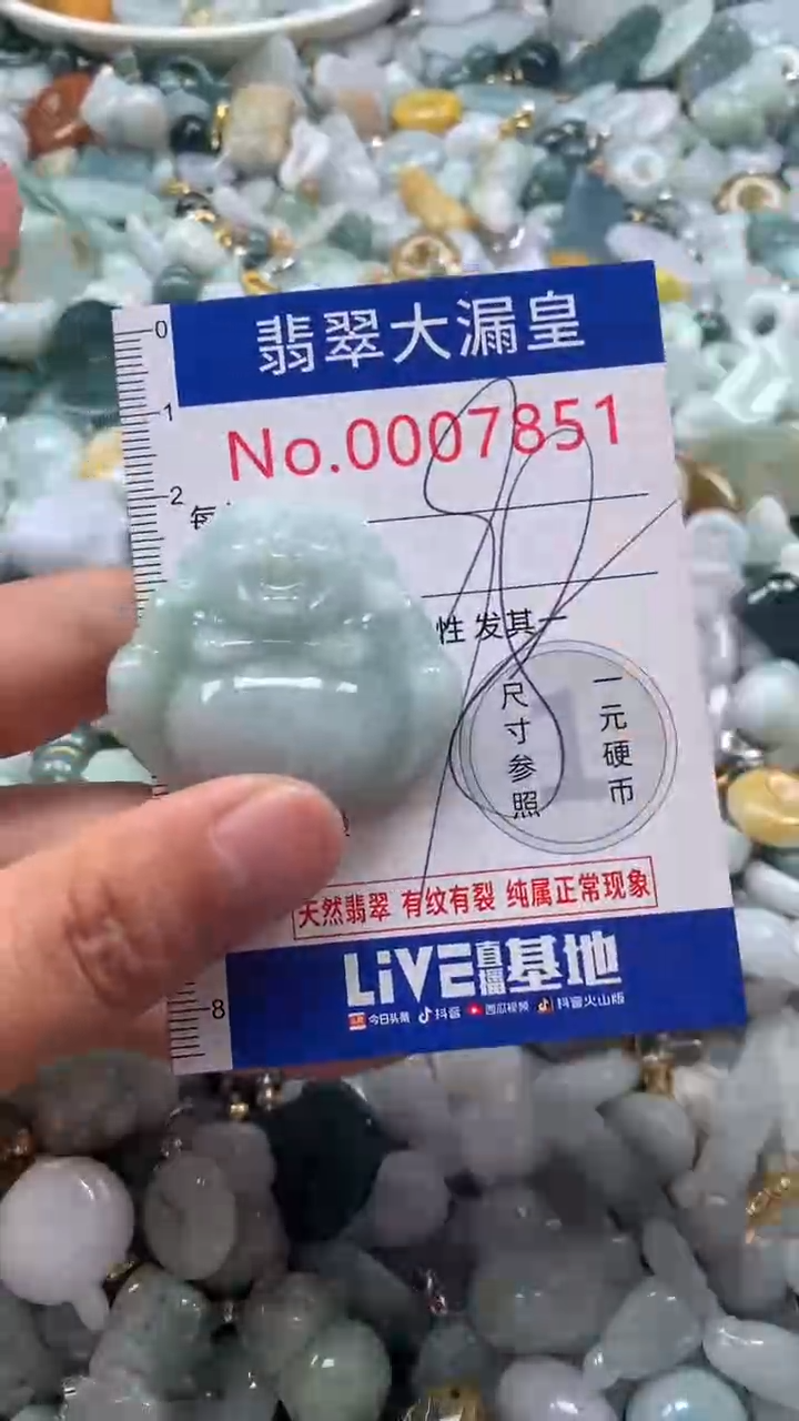 【闪购商品】翡翠吊坠(不含链)未镶嵌7851