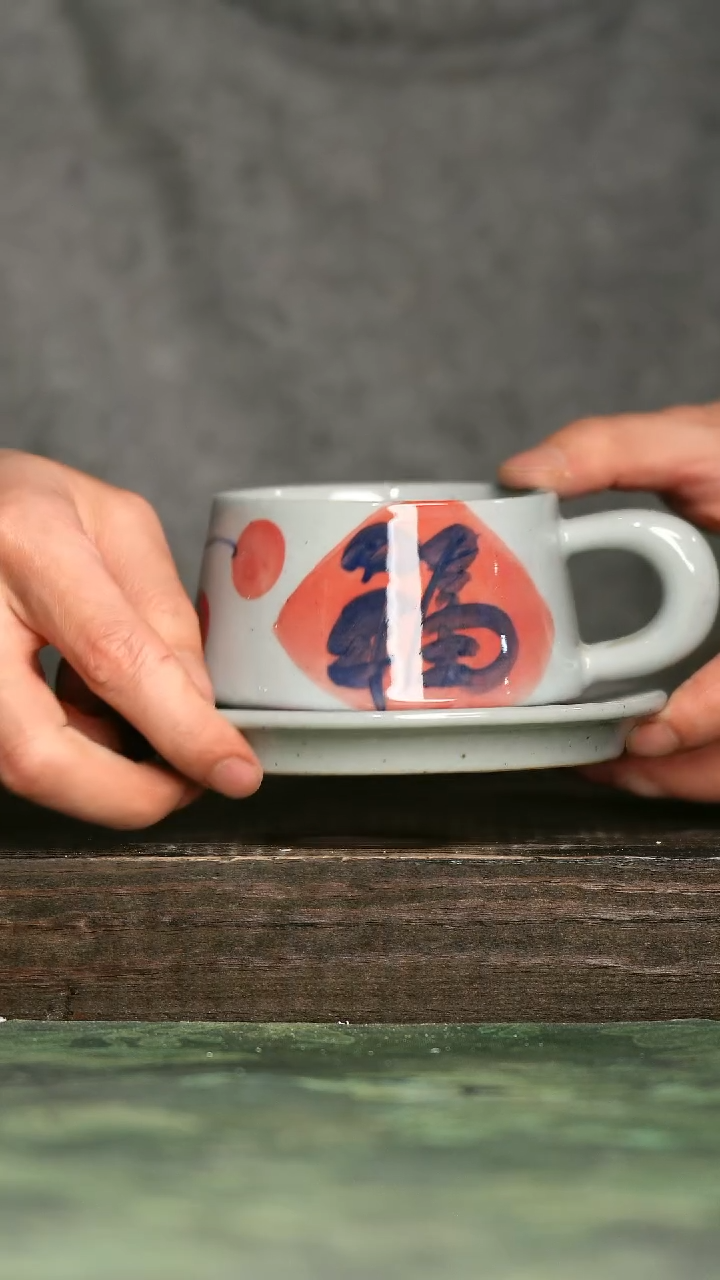 【闪购商品】青诗集手工手绘瓷器