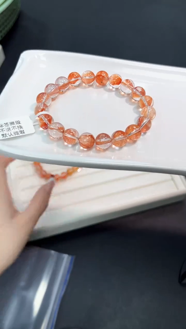 【闪购商品】水晶手串未镶嵌10O多样性发其一/1条10mm默认微瑕