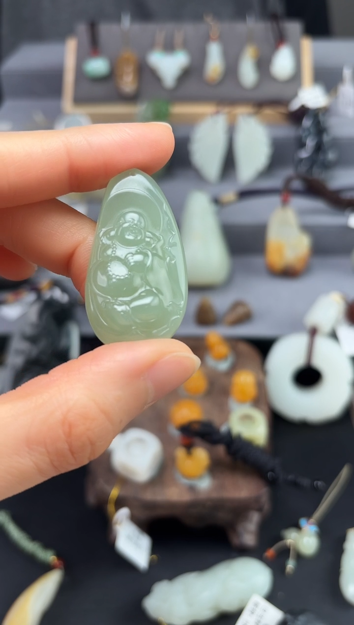 【闪购商品】和田玉颈饰未镶嵌和田玉弥勒