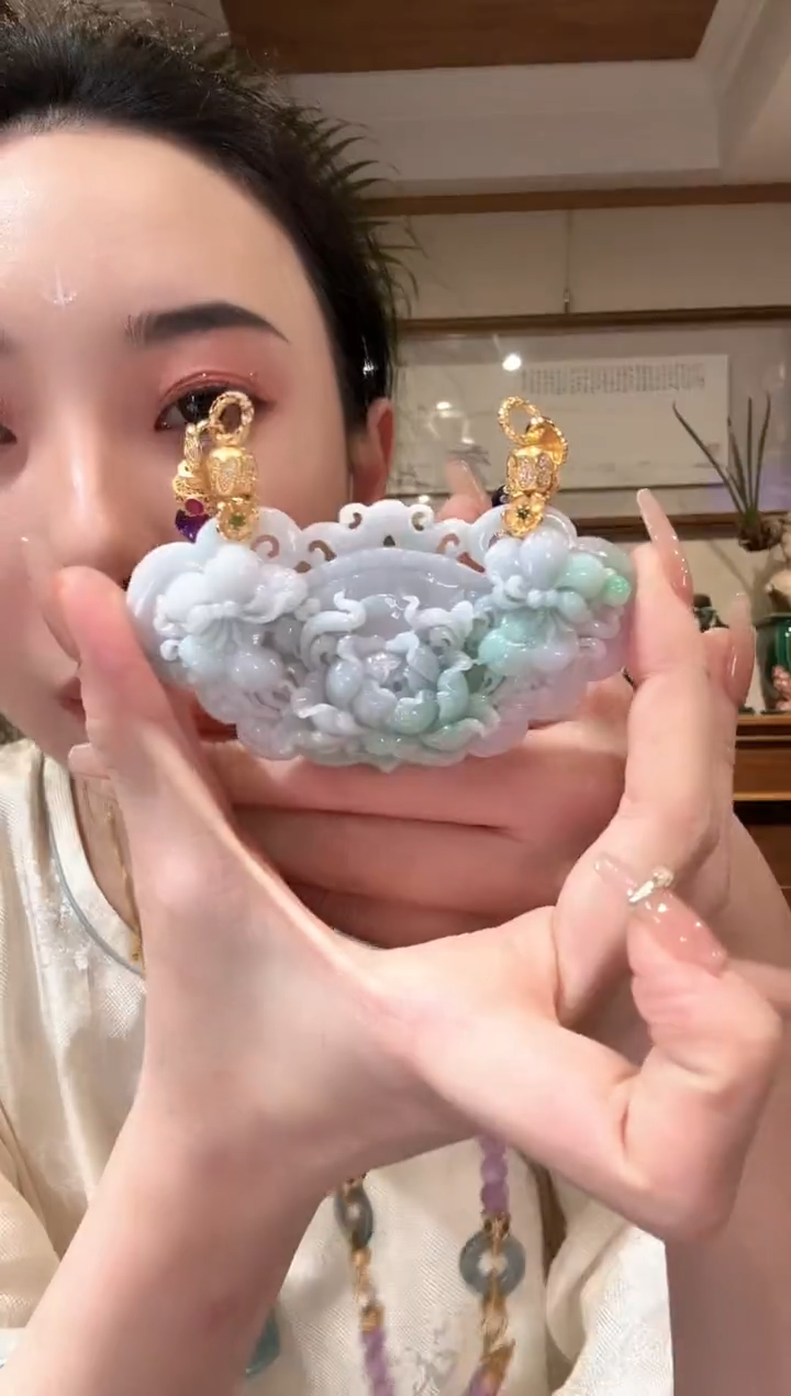 【闪购商品】翡翠颈饰未镶嵌国风