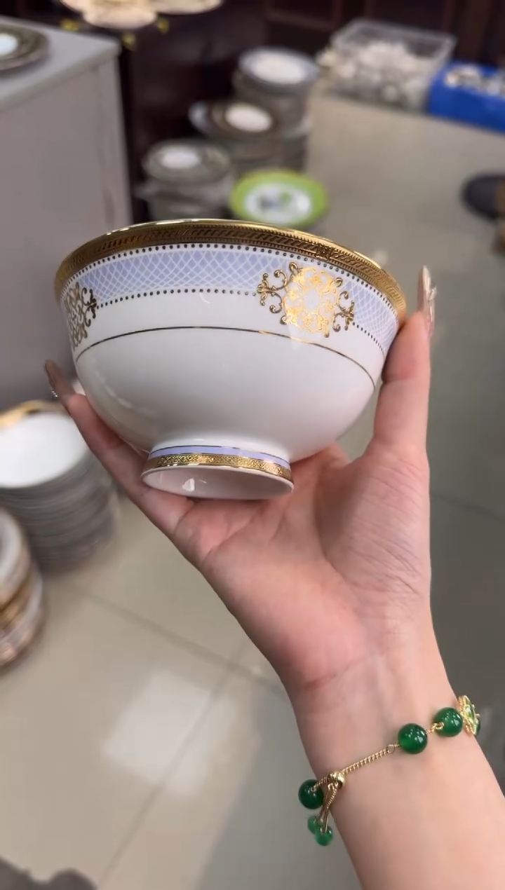 【闪购商品】瓷片4.75英寸饭碗福利款 微瑕 2个