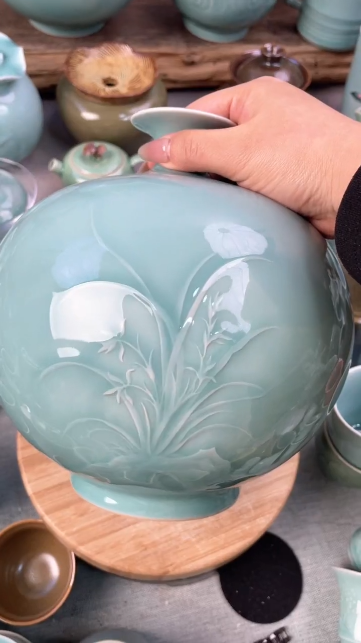 【闪购商品】特价 微瑕 慧仙青瓷