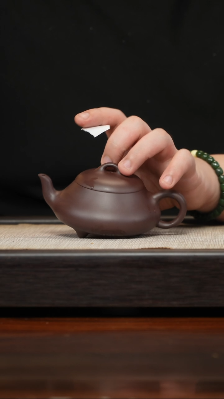 【闪购商品】紫砂茶壶老紫泥汉棠石瓢