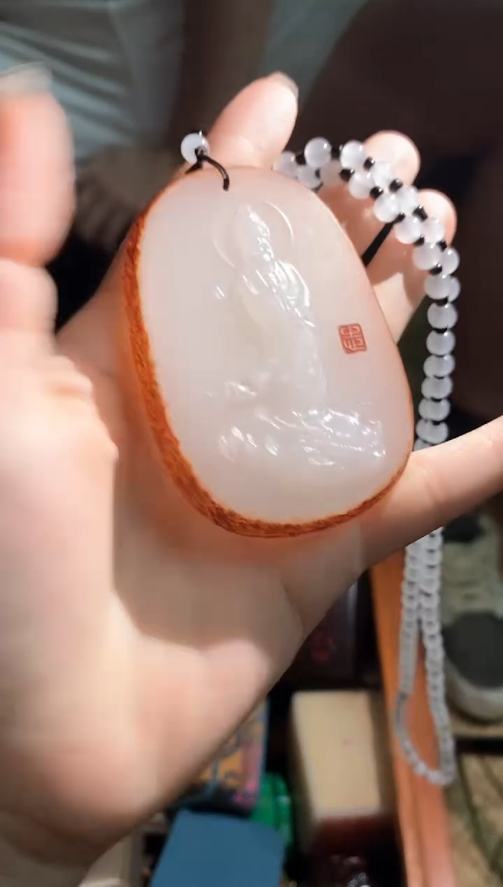 和田玉（子料）未镶嵌颈饰永玉阁精品专属摆件