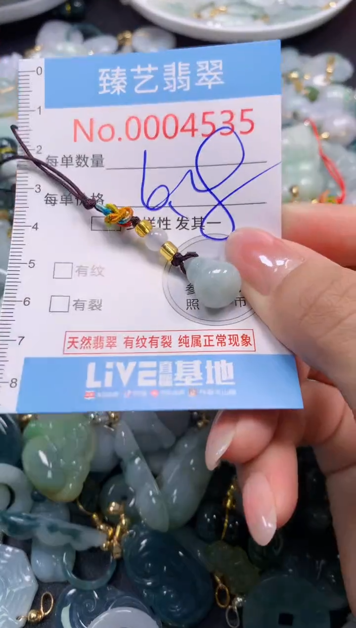 颈饰未镶嵌翡翠4535