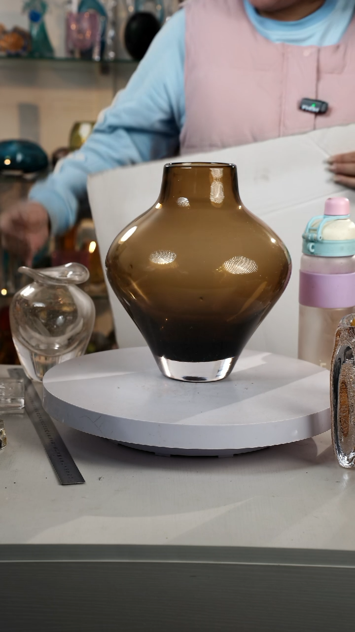 【闪购商品】琉璃【弘扬】高轻奢琉璃花器微瑕福利高30