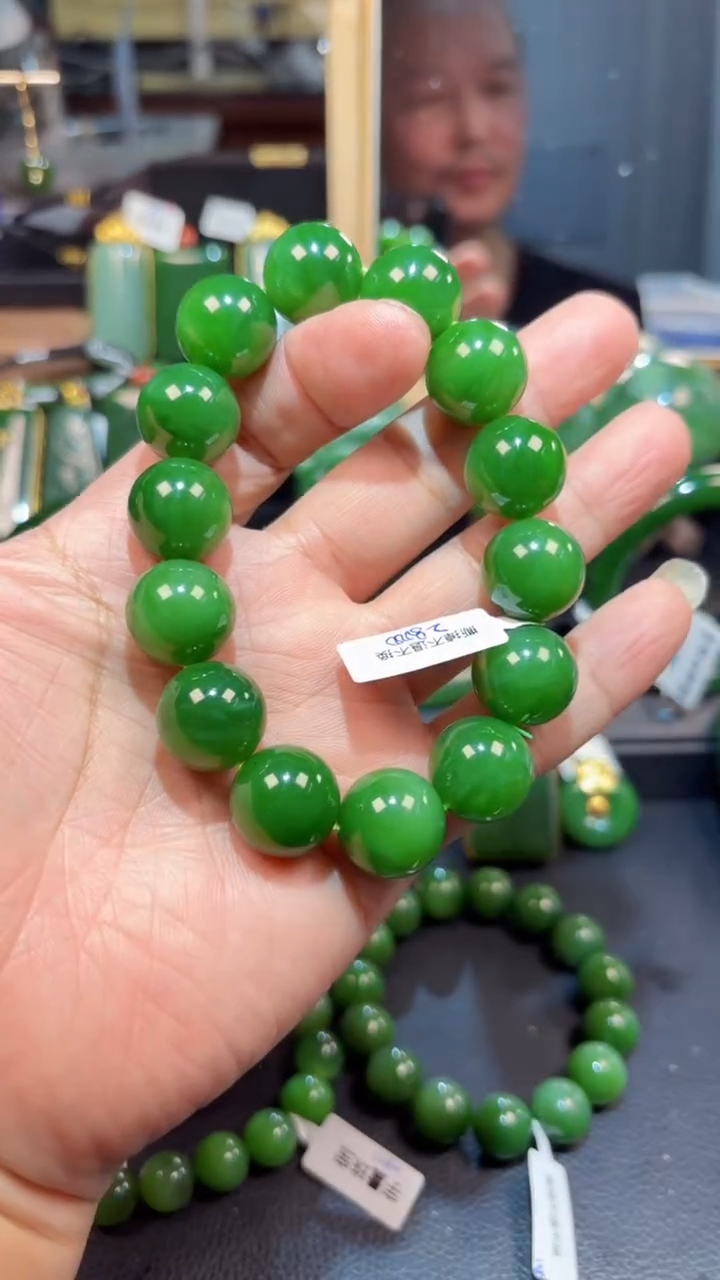 【闪购商品】和田玉（碧玉）手串未镶嵌1