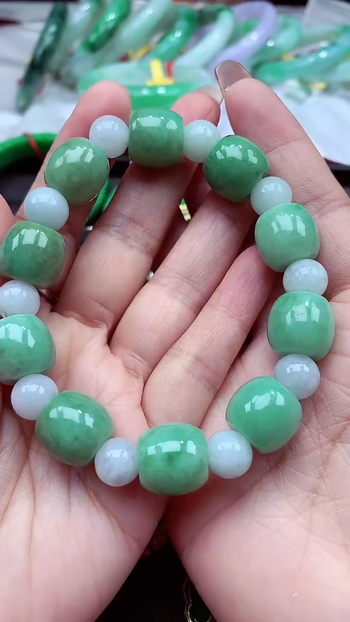 【闪购商品】翡翠手链未镶嵌手链