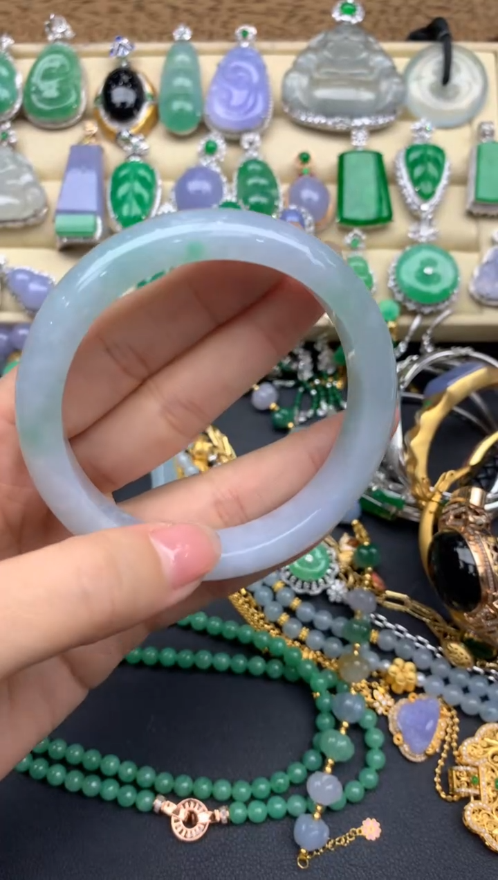 【闪购商品】翡翠手镯未镶嵌444-中国好珍宝