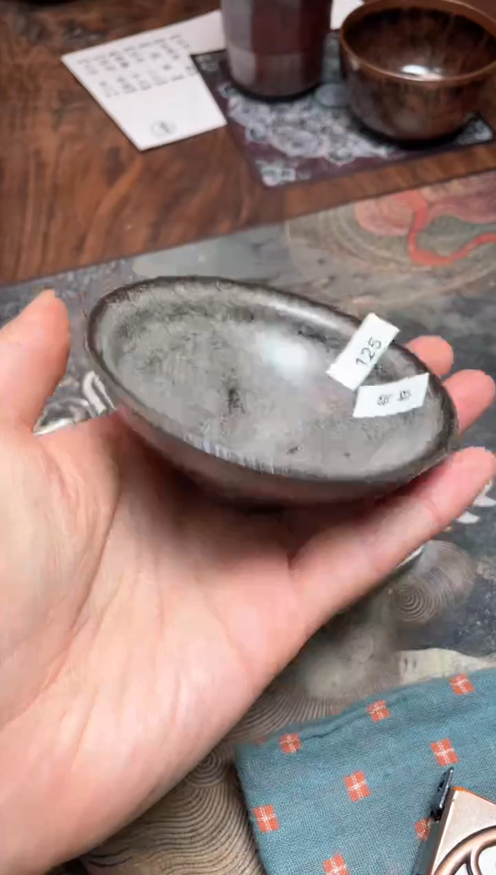 【闪购商品】茶盏125 福临号建盏主人杯（瑕疵介意勿拍）