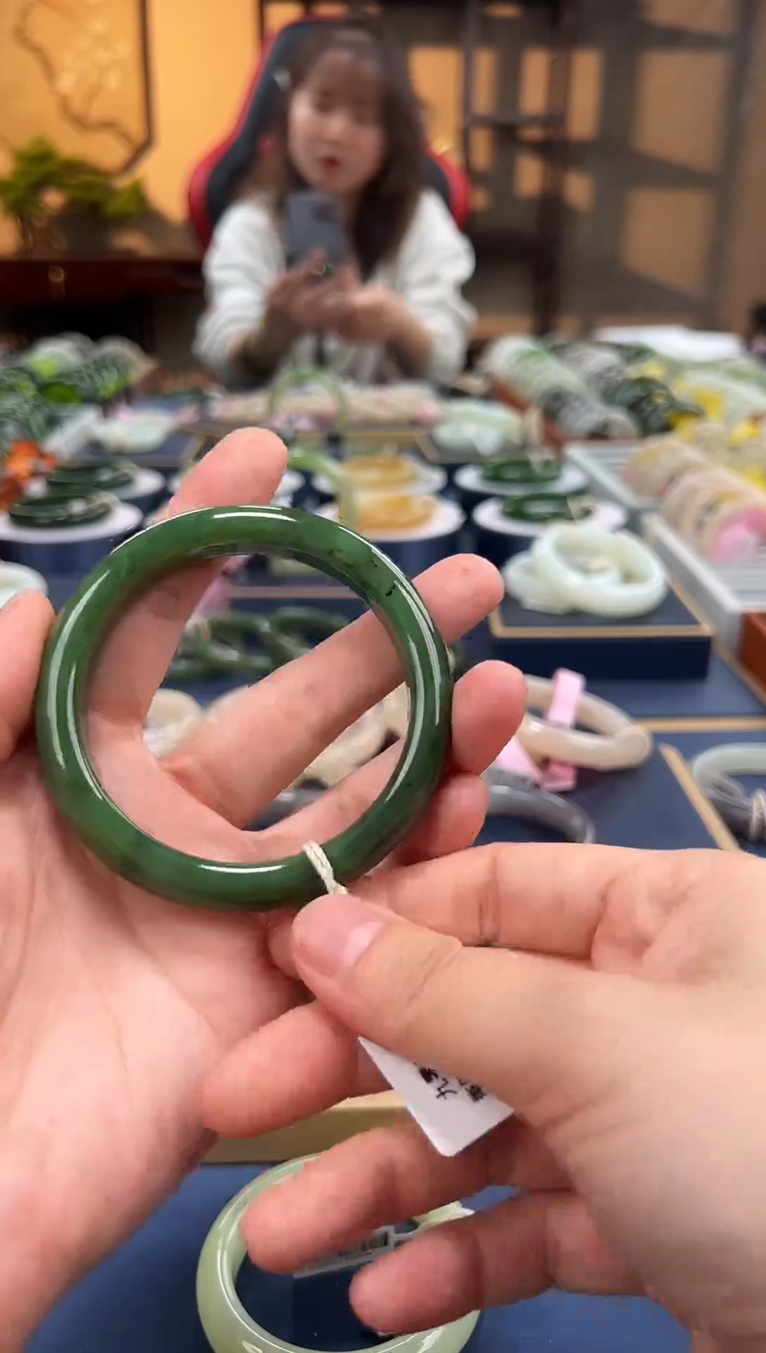 【闪购商品】和田玉手镯未镶嵌A0051-59