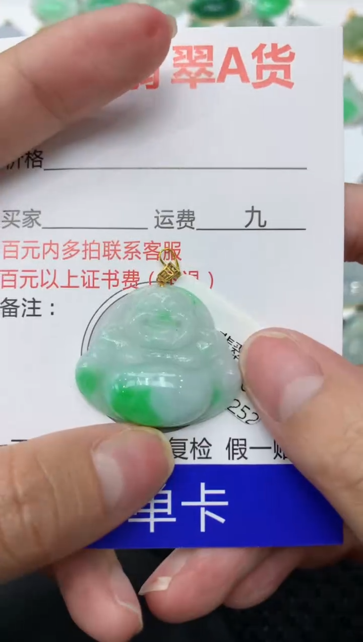 【闪购商品】翡翠颈饰18K金镶嵌111111111111