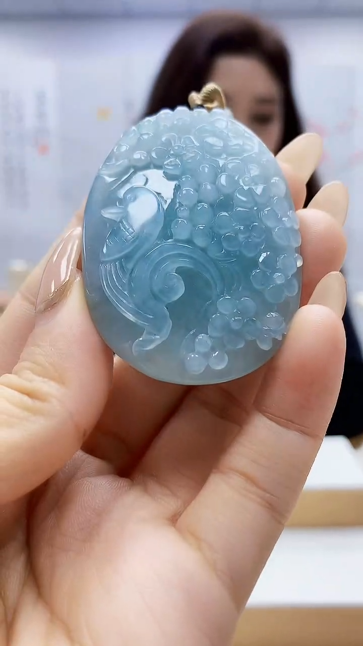 未镶嵌定制翡翠4829ty-毛货挂件143