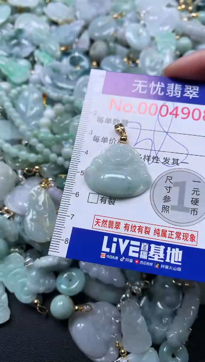 颈饰未镶嵌翡翠4908